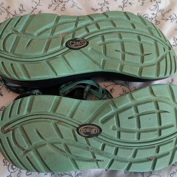 Women's sx. 7, ZX/3 Chuckwalla Aqua Chaco Sandals - Picture 3 of 4